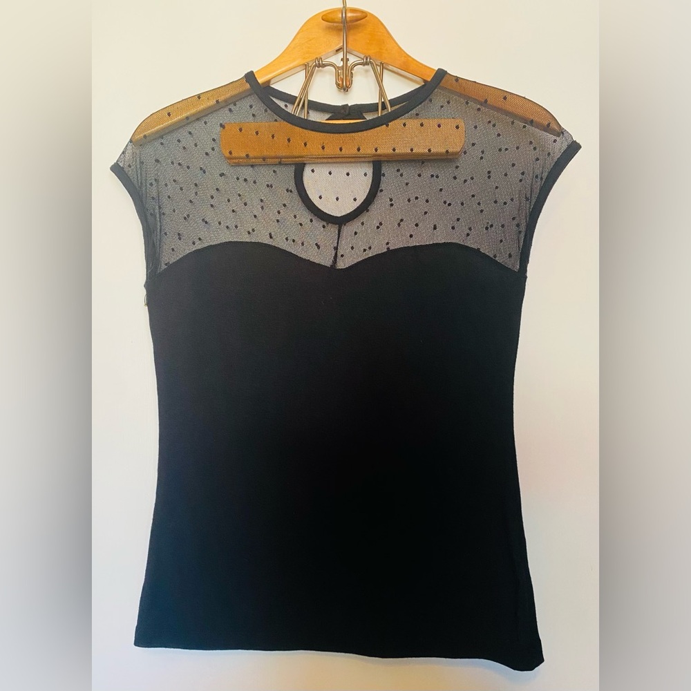 Steady Clothing Black Miss Fancy Top in Large